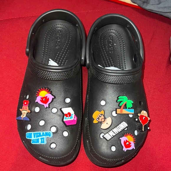 CROCS Shoes Croc Platform Clog Bad Bunny Jibbitz Poshmark